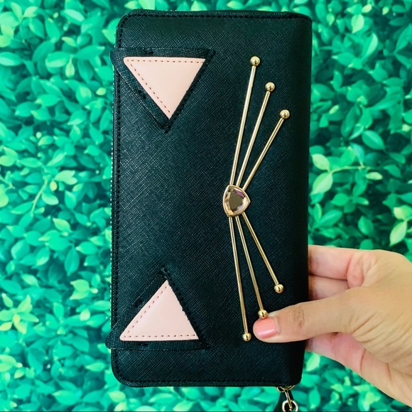 Kate Spade Jazz Things Up Cat Black Wallet - Picture 4 of 8